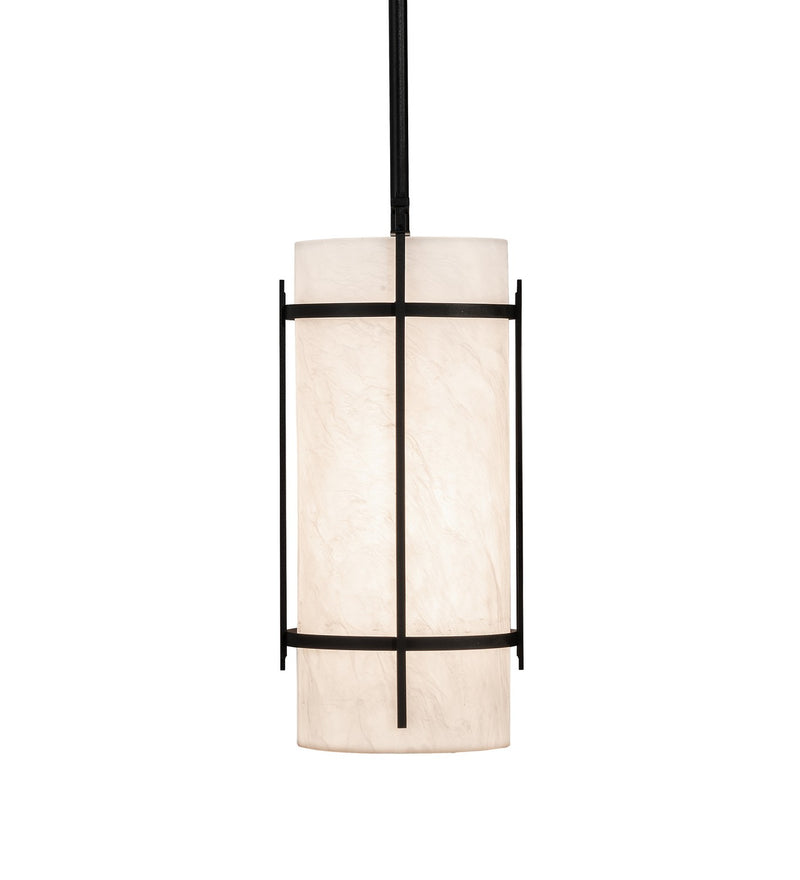 Meyda Tiffany 230735 One Light Mini Pendant, Textured Black