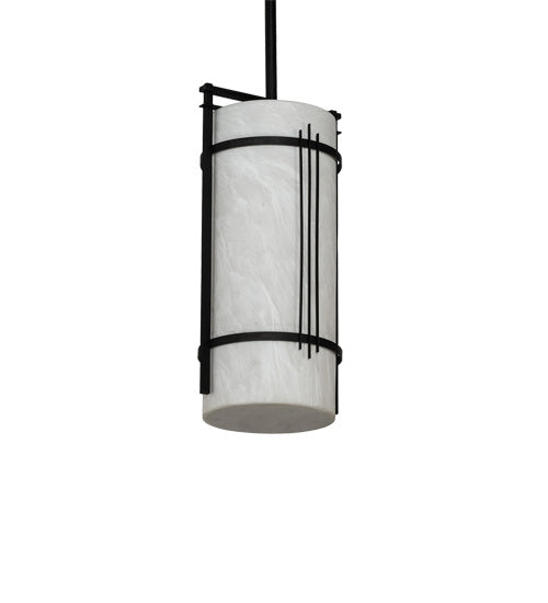Meyda Tiffany 230735 One Light Mini Pendant, Textured Black
