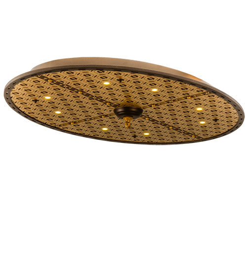 Meyda Tiffany 231107 LED Ceiling Medallion, Tyler Bronze/Goldtastic