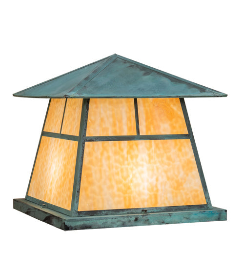 Meyda Tiffany 231633 Four Light Pier Mount, Verdigris
