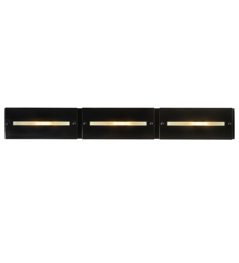 Meyda Tiffany 232065 Three Light Vanity, Mirror Black