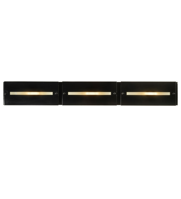 Meyda Tiffany 232065 Three Light Vanity, Mirror Black