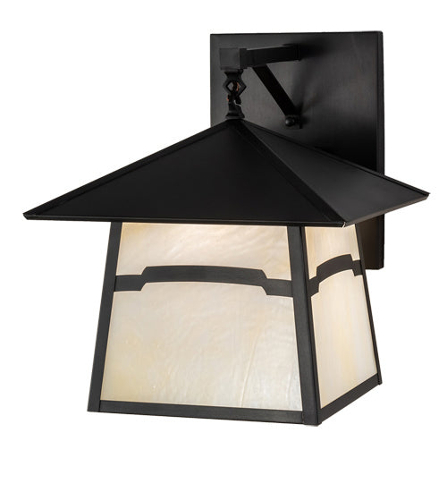 Meyda Tiffany 232604 One Light Wall Sconce, Craftsman Brown