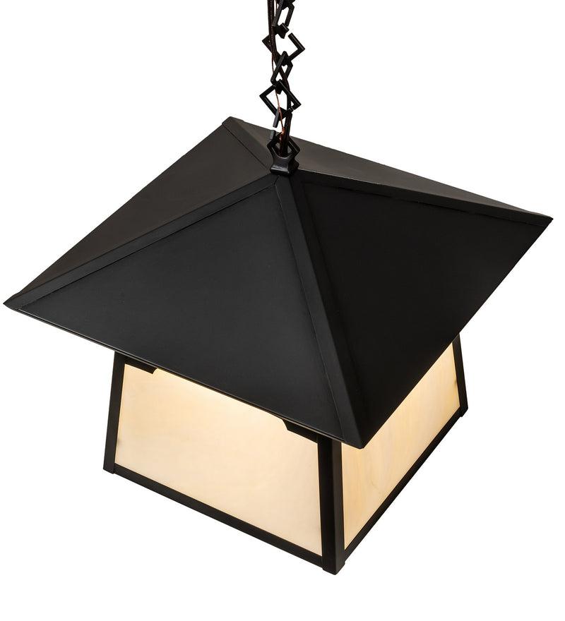Meyda Tiffany 232607 One Light Pendant, Craftsman Brown