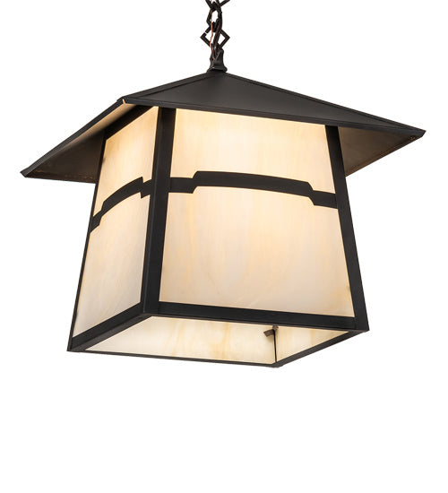 Meyda Tiffany 232607 One Light Pendant, Craftsman Brown