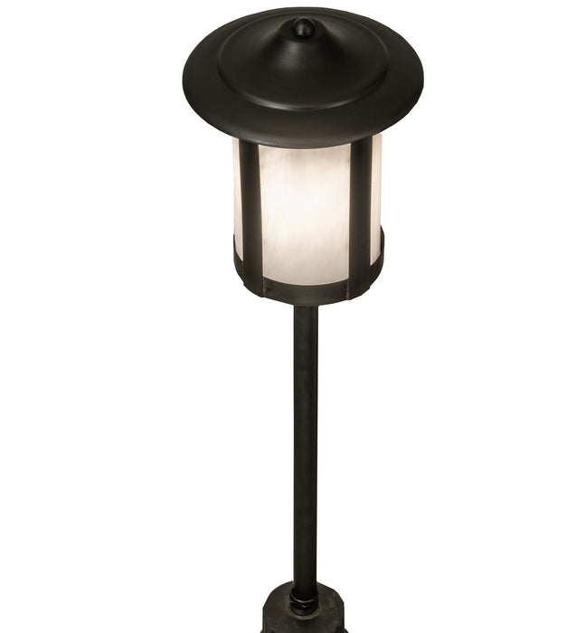 Meyda Tiffany 233496 One Light Landscape Fixture, Craftsman Brown