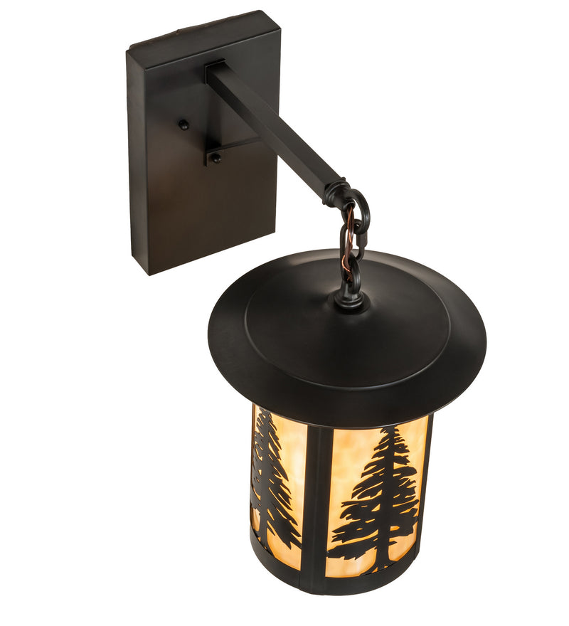 Meyda Tiffany 233622 One Light Wall Sconce, Craftsman Brown