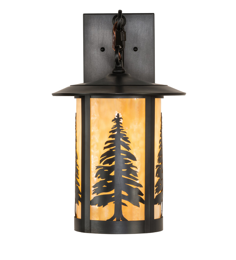 Meyda Tiffany 233622 One Light Wall Sconce, Craftsman Brown