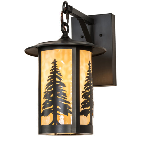 Meyda Tiffany 233622 One Light Wall Sconce, Craftsman Brown