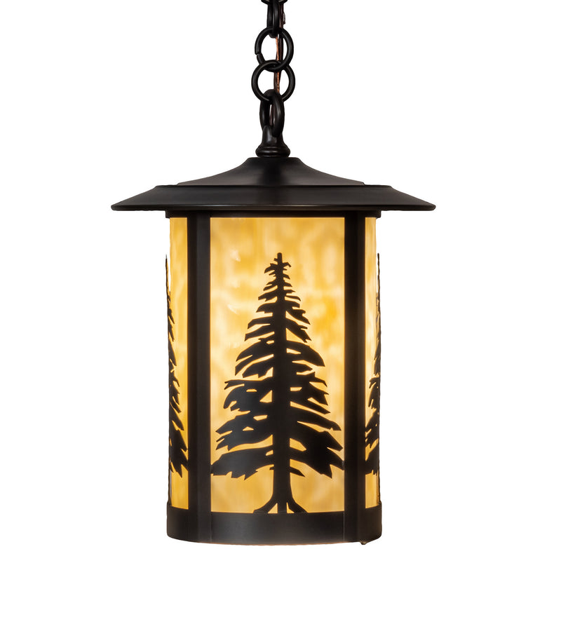 Meyda Tiffany 233625 One Light Pendant, Craftsman Brown