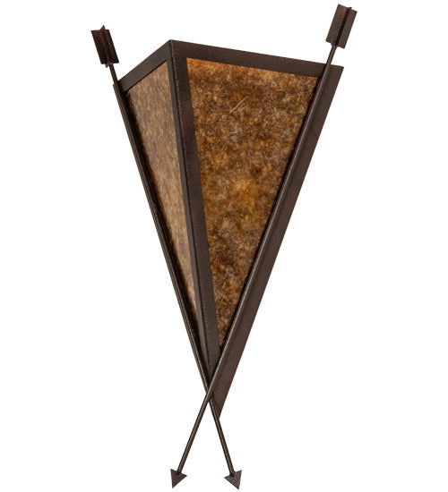 Meyda Tiffany 233675 Two Light Wall Sconce, Distressed Rust
