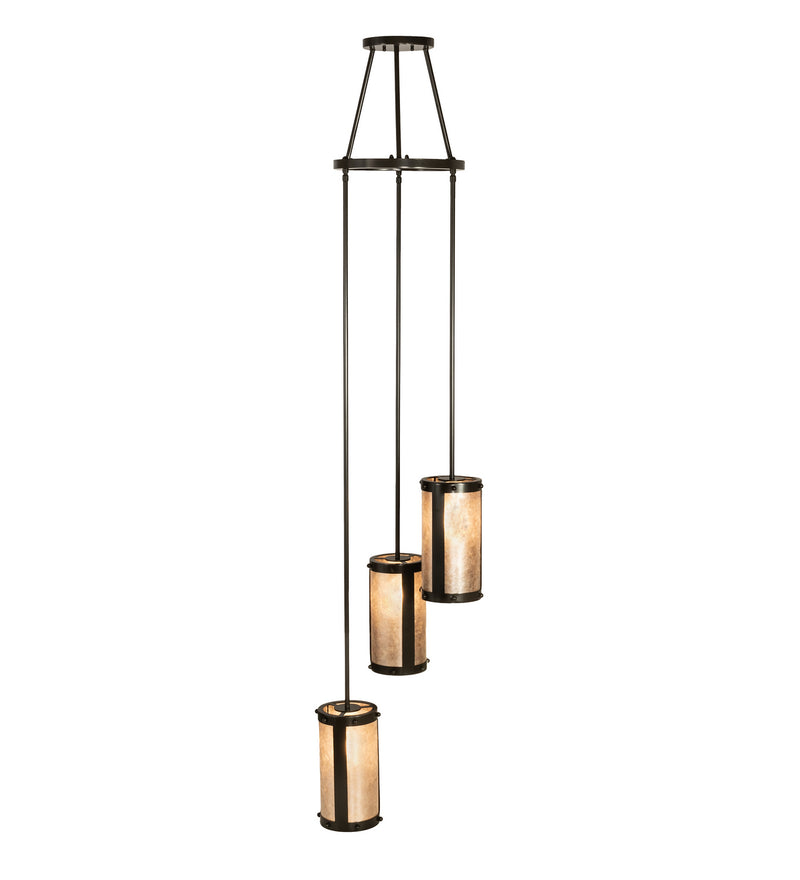 Meyda Tiffany 233900 Three Light Chandelier, Timeless Bronze