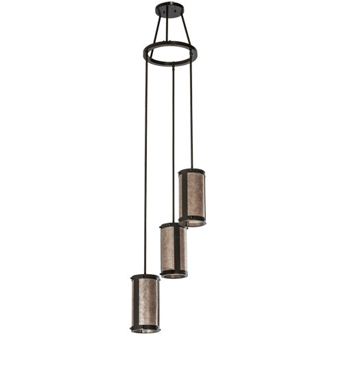 Meyda Tiffany 233900 Three Light Chandelier, Timeless Bronze