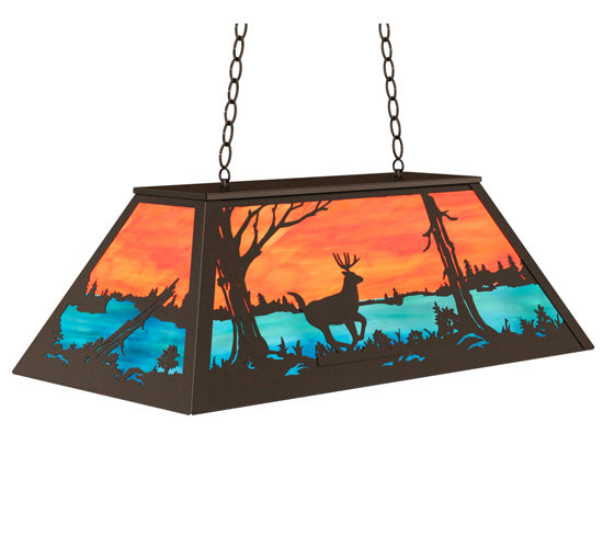 Meyda Tiffany 233909 Six Light Pendant, Timeless Bronze