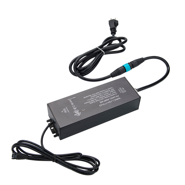 W.A.C. Lighting PS-24DC-A96P-WE Power Supply, Black