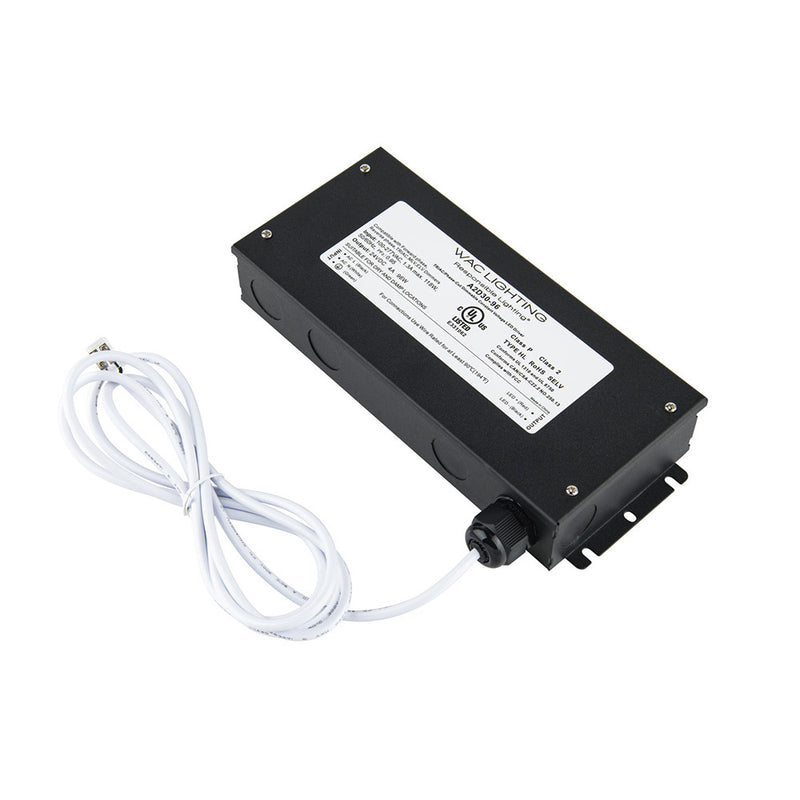 W.A.C. Lighting PS-24DC-U96R-BT Remote Power Supply for Basic Tape, Black