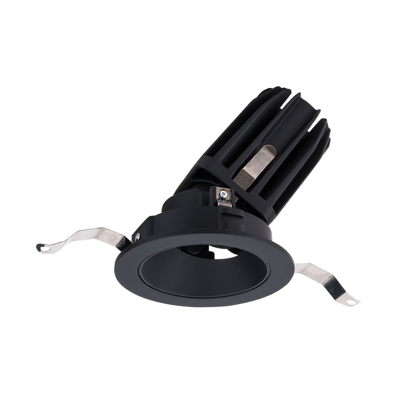 W.A.C. Lighting R2FRAT-930-BK LED Adjustable Trim, Black