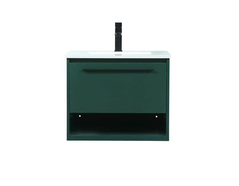 Elegant Lighting VF43524MGN Vanity Sink Set, Green