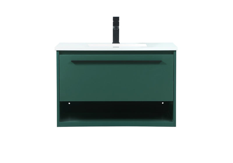 Elegant Lighting VF43530MGN Vanity Sink Set, Green
