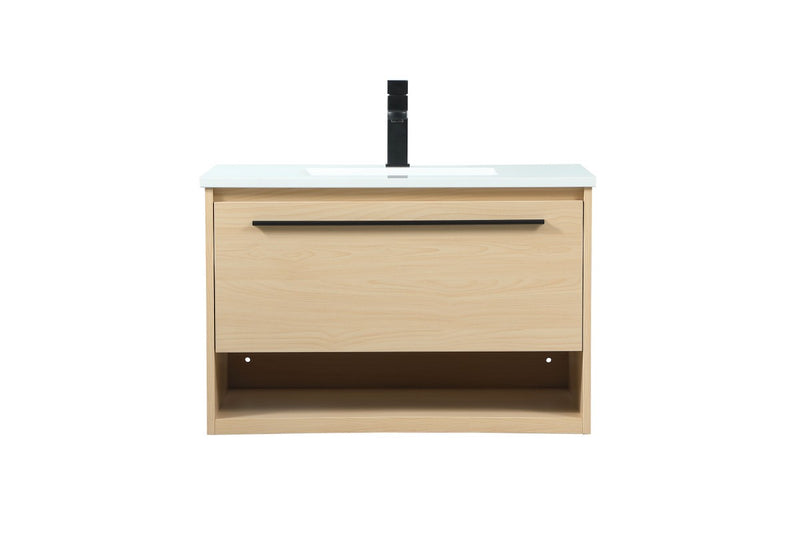 Elegant Lighting VF43530MMP Vanity Sink Set, Maple