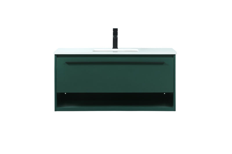 Elegant Lighting VF43540MGN Vanity Sink Set, Green