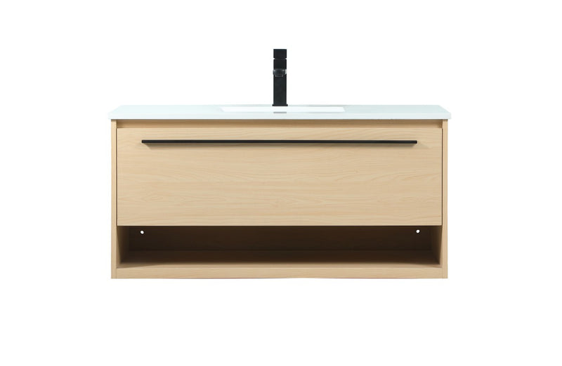 Elegant Lighting VF43540MMP Vanity Sink Set, Maple