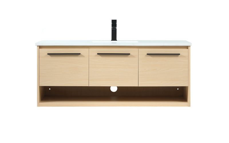 Elegant Lighting VF43548MMP Vanity Sink Set, Maple