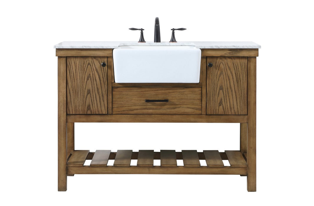 Elegant Lighting VF60148DW Single Bathroom Vanity, Driftwood