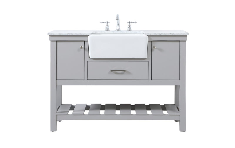 Elegant Lighting VF60148GR Single Bathroom Vanity, Grey