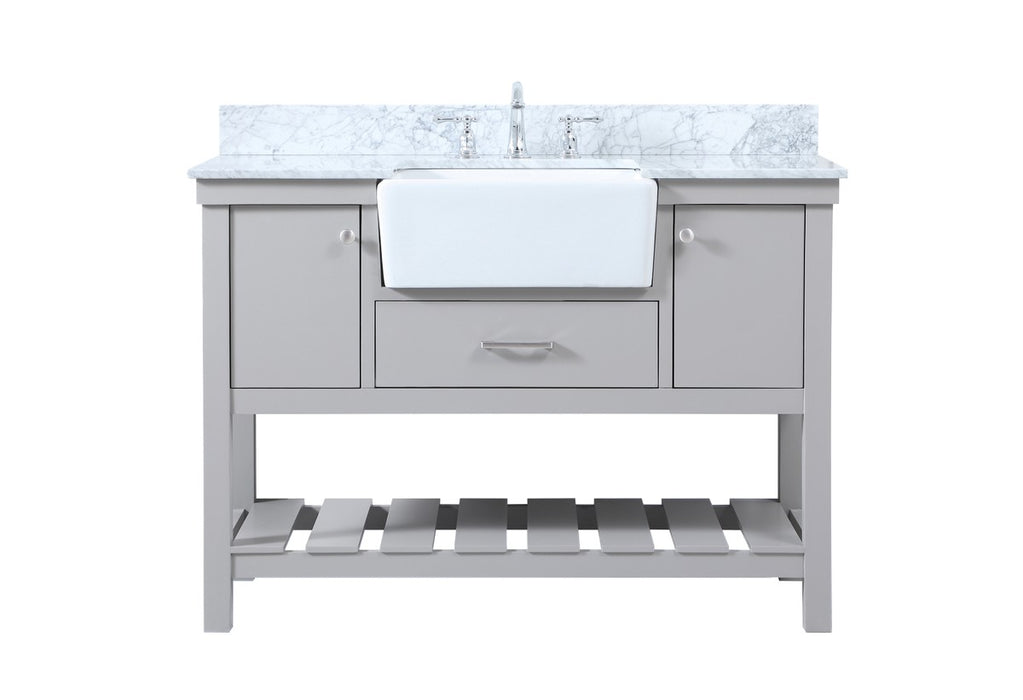 Elegant Lighting VF60148GR-BS Single Bathroom Vanity, Grey