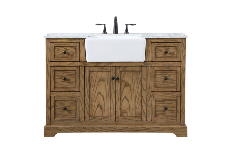 Elegant Lighting VF60248DW Single Bathroom Vanity, Driftwood