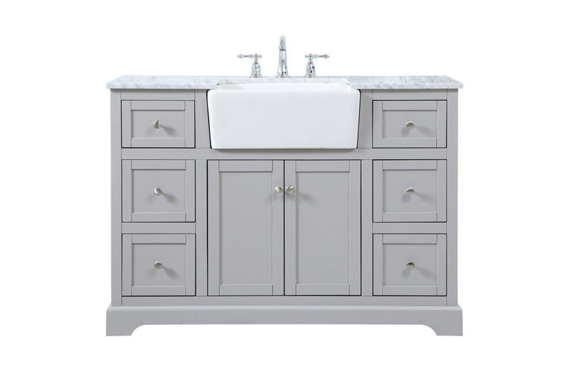 Elegant Lighting VF60248GR Single Bathroom Vanity, Grey