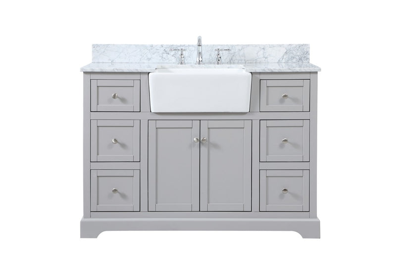 Elegant Lighting VF60248GR-BS Single Bathroom Vanity, Grey