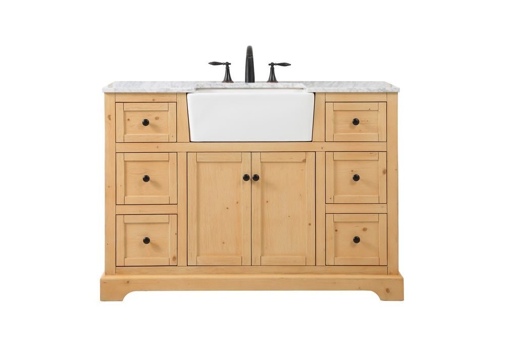 Elegant Lighting VF60248NW Single Bathroom Vanity, Natural Wood
