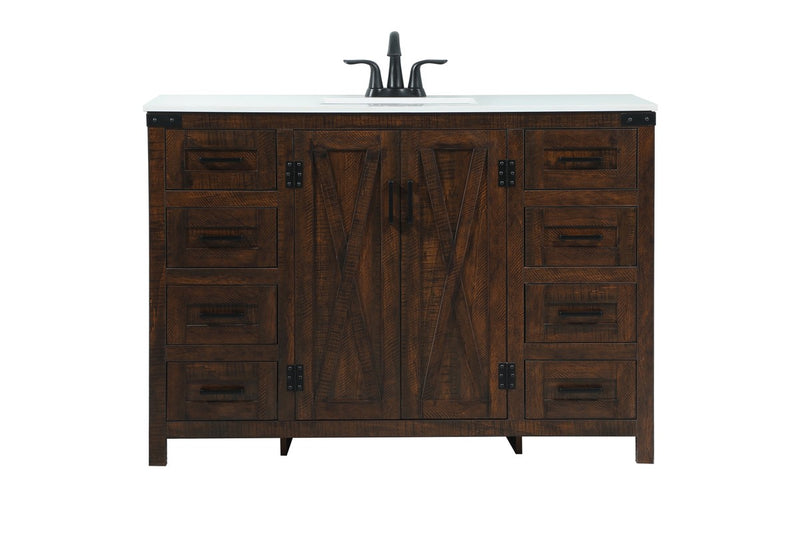 Elegant Lighting VF90248EX Single Bathroom Vanity, Expresso