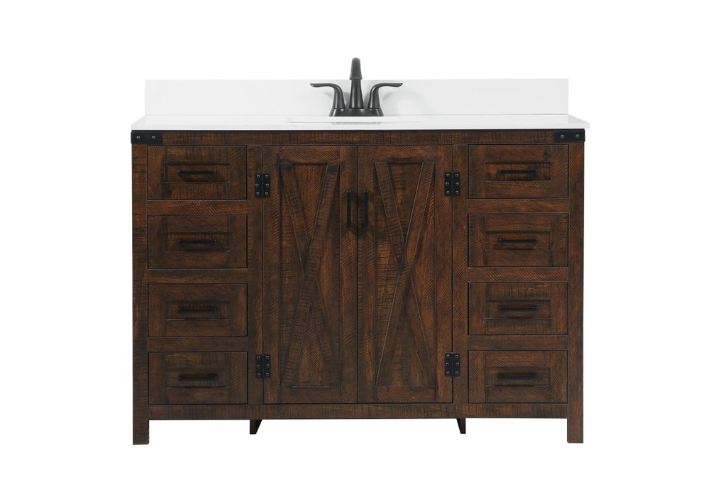 Elegant Lighting VF90248EX-BS Single Bathroom Vanity, Expresso