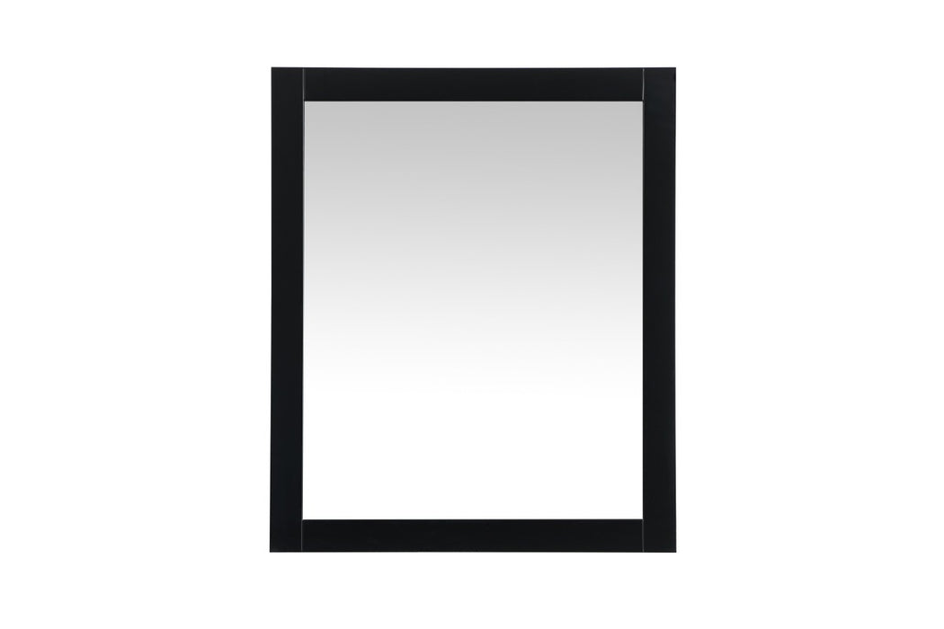 Elegant Lighting VM23036BK Vanity Mirror, Black