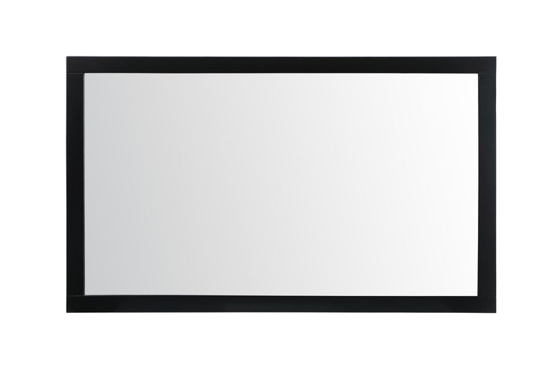 Elegant Lighting VM26036BK Vanity Mirror, Black