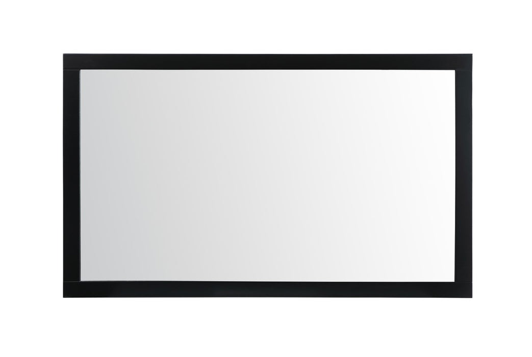 Elegant Lighting VM26036BK Vanity Mirror, Black