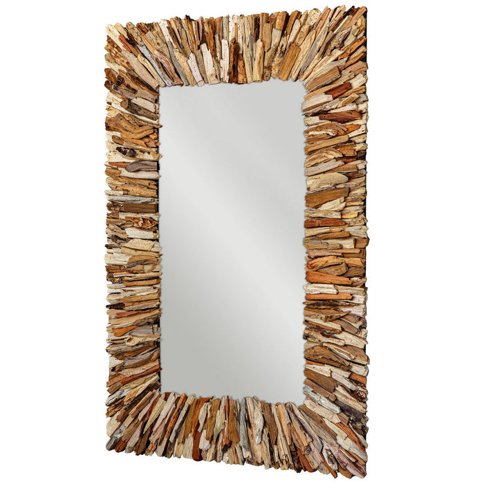 Uttermost 09783 Mirror, Natural Teak