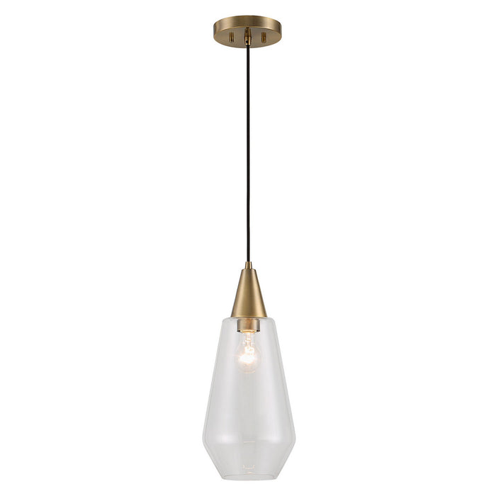 Uttermost 21559 One Light Mini Pendant, Oxidized Antique Brass