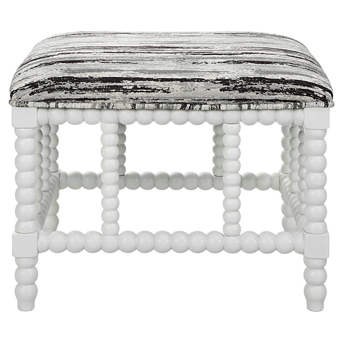 Uttermost 23692 Bench, Matte White