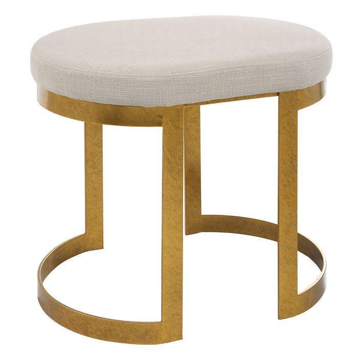 Uttermost 23698 Accent Stool, Forged Iron