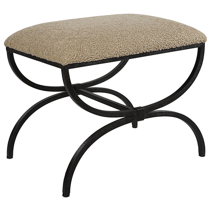 Uttermost 23699 Bench, Textured Iron