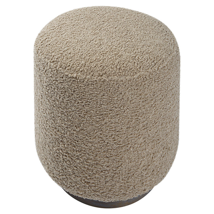 Uttermost 23714 Ottoman, Natural Walnut Stained Oak