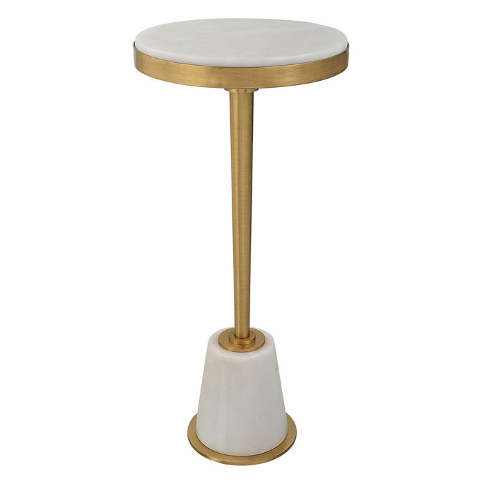 Uttermost 25177 Drink Table, Brushed Brass