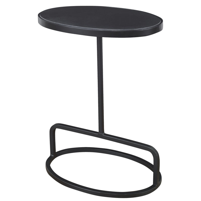Uttermost 25207 Accent Table, Satin Black