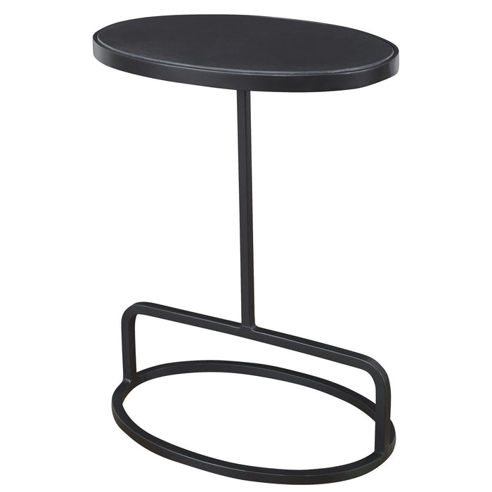 Uttermost 25207 Accent Table, Satin Black