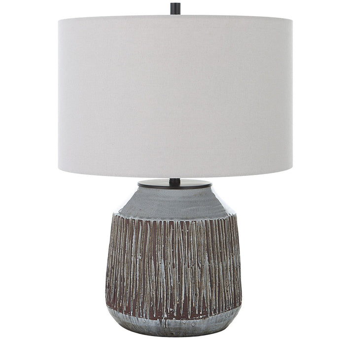 Uttermost 30062-1 One Light Table Lamp, Dark Bronze