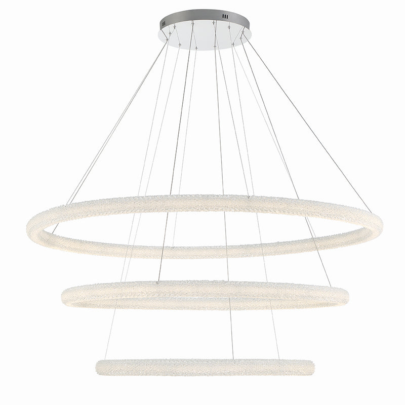 Eurofase 43927-012 LED Chandelier, Chrome
